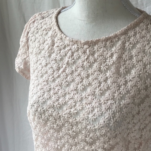 Loft Embellished Short Sleeve Blouse - Picture 4 of 5